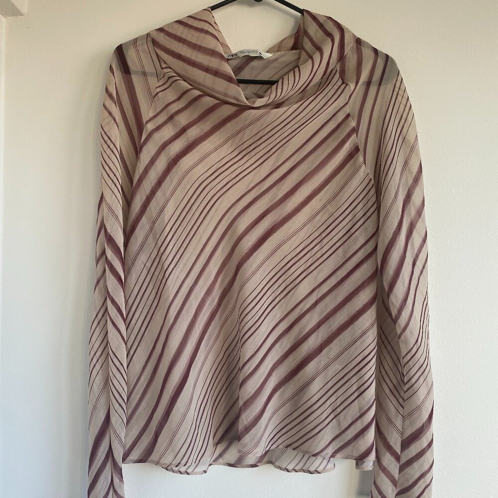 Zara Sheer Blouse